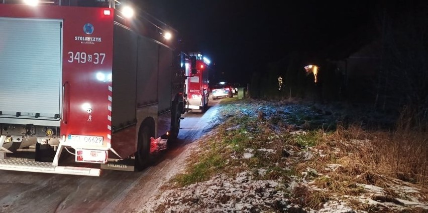 W Łosinie koło Słupska policjanci i strażacy poszukiwali...