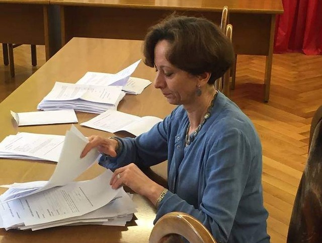 Głosy na poszczególne projekty liczyła wczoraj m.in. Magdalena Ludwikowska, szefowa miejskiej promocji