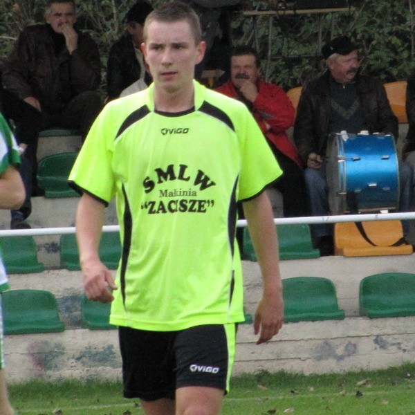 Adam Najgrodzki na kilka minut przed zakończeniem spotkania zmusił golkipera Wilgi do kapitulacji.
