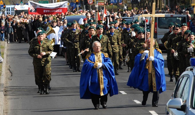 Cichą modlitwą oddaliśmy hołd zmarłemu