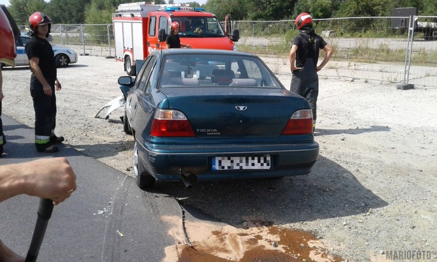 Dwa auta zderzyły się w Skarbimierzu-Osiedlu 