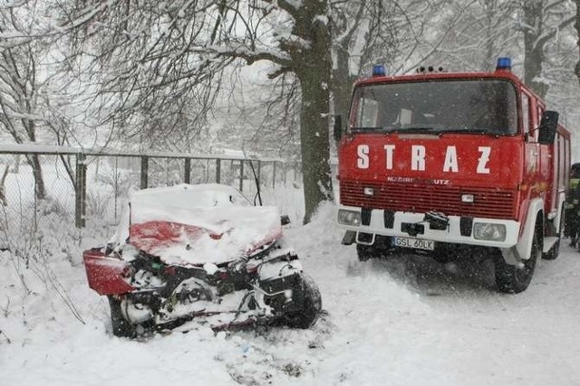 "Gaz 2012" Ćwiczenia strażaków w śniegu i mrozie.