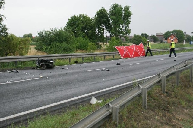 Wypadek w Zbiersku. Nie żyje 47-letni kierowca motoroweru