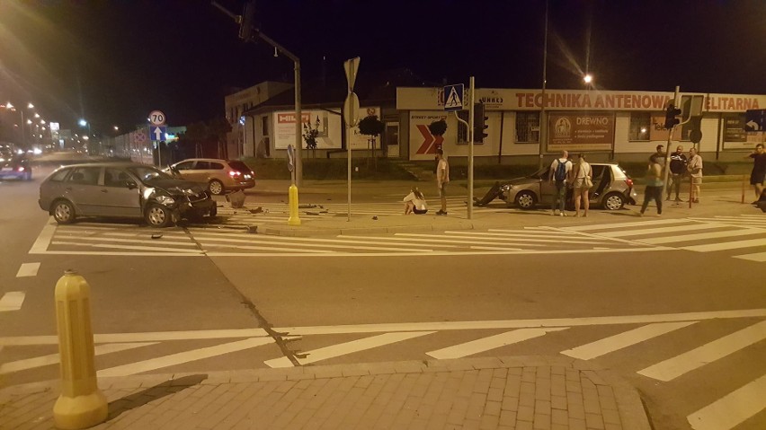 Wypadek na skrzyżowaniu Sosabowskiego z 42 Pułku Piechoty w...