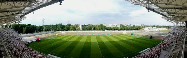 Łódzki Klub Sportowy meczem z Pogonią Lwów otworzył nowy obiekt przy al. Unii Lubelskiej 2.