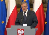 Prezydent Komorowski po RBN: "Polska jest krajem relatywnie bezpiecznym" (wideo)