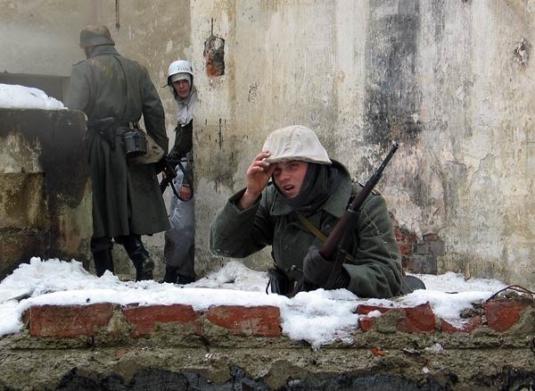 Rekonstrukcja walk o Stalingrad w Orzechowcach...