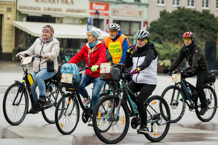 Wspólny przejazd cyklistów w ramach Jesiennej Rywalizacji...