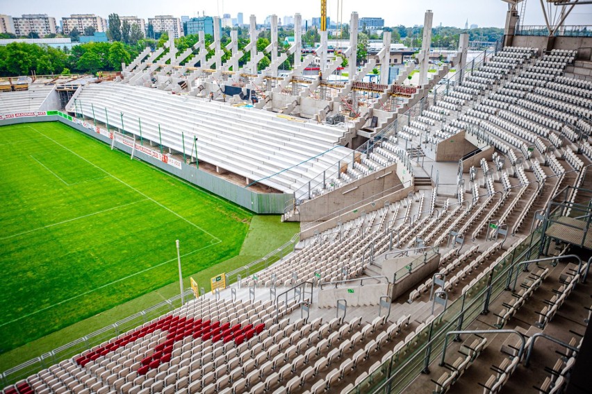 Stadion ŁKS przybrał już kształt stadionu [NAJNOWSZE ZDJĘCIA]