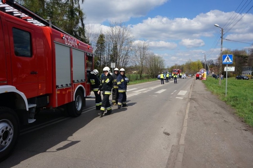 Wypadek na DK 78 w Świerklańcu