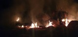 Pożar siana w Udrzynie. Paliły się bele siana. Kolejny raz. 17.06.2021