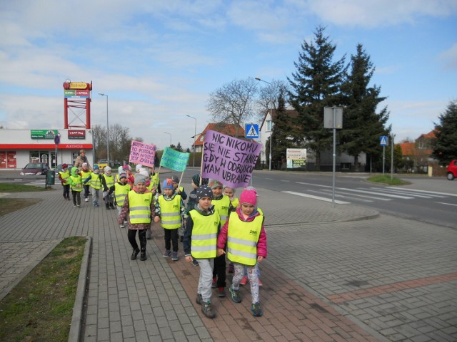 Bezpieczny happening w Przedszkolu nr 23 w Koszalinie