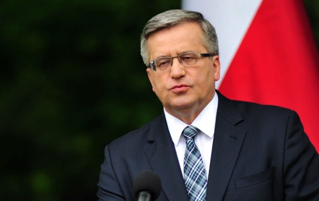 Prezydent Bronisław Komorowski.