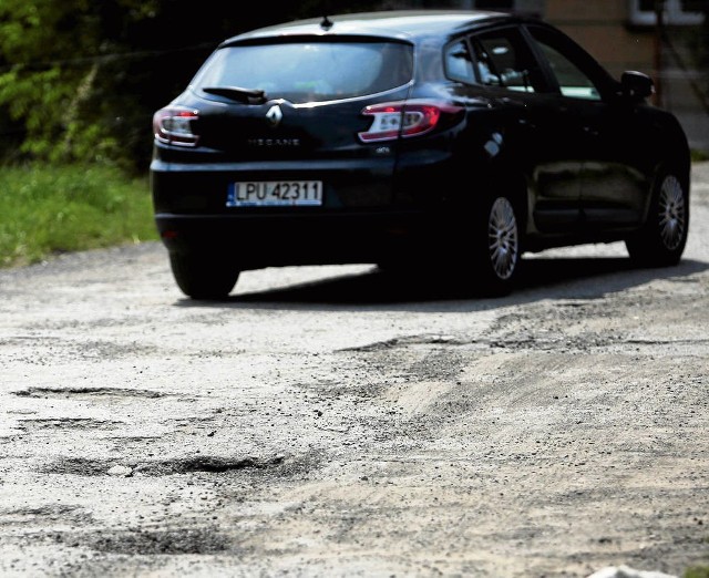 Tak wygląda polny odcinek ul. Meiera