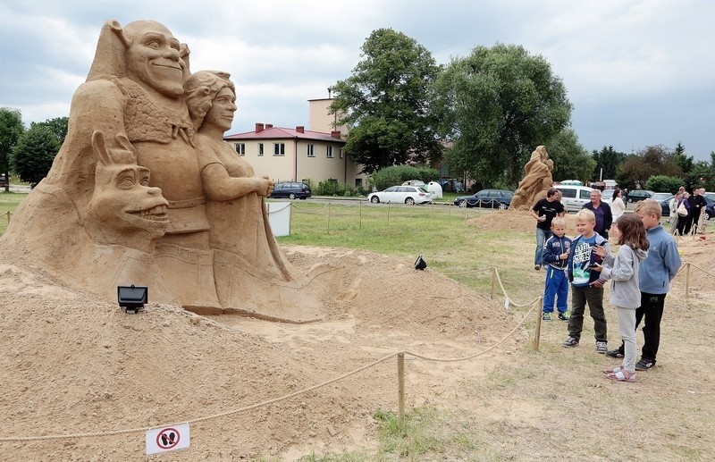 Festiwalu Rzeźb w Piasku w Ińsku.