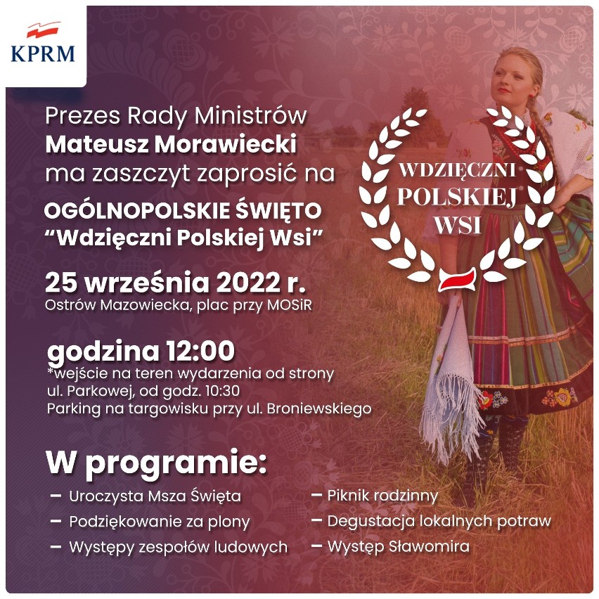 Ogólnopolskie święto "Wdzięczni polskiej wsi"