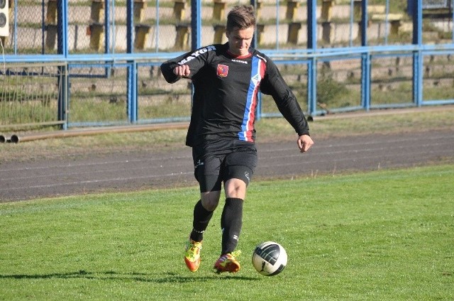 Klaudiusz Łatkowski zdobył dla skarżyskiego Granatu pierwszą bramkę w zwycięskim meczu z Wierną Małogoszcz.
