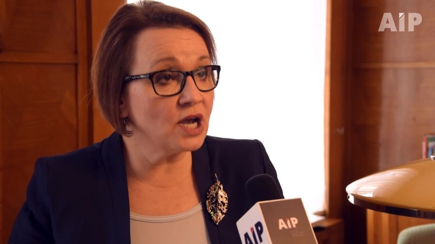 Minister Anna Zalewska: Reforma edukacji jest tak...
