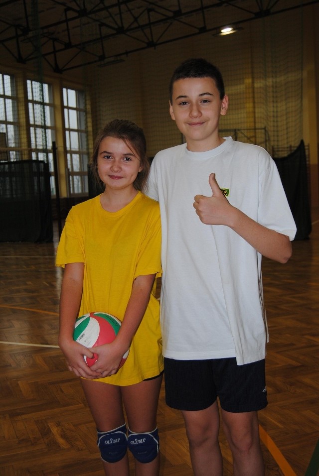 Weronika Paterak i Dawid Bojda z gimnazjalnej "dwójki" w Libiążu będą mogli od stycznia trenować po szkole za darmo