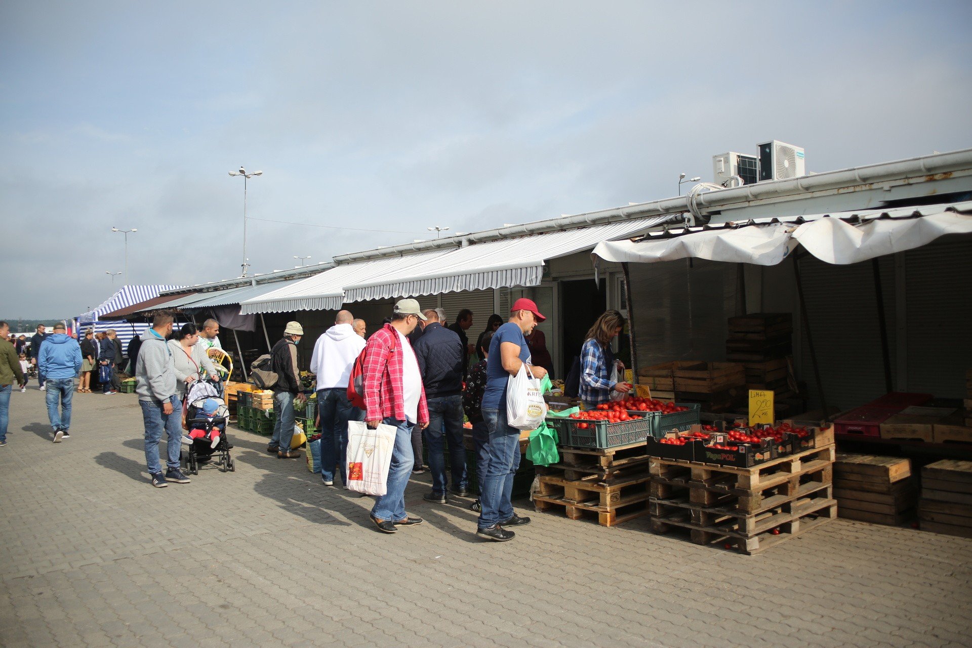 Białystok. Świeże owoce i warzywa na giełdzie rolno-towarowej przy ulicy  Andersa (zdjęcia) | Kurier Poranny