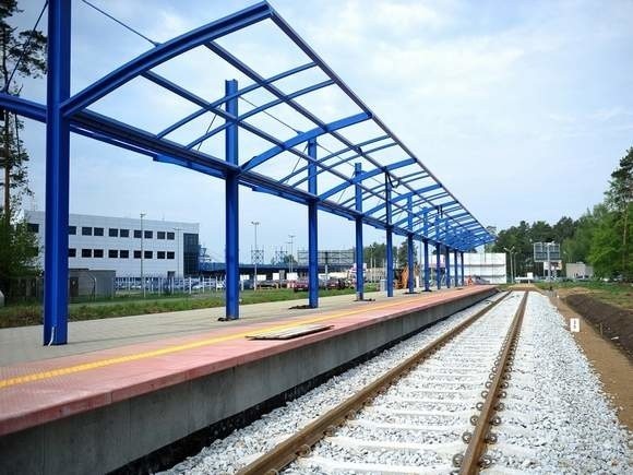 Testowy przejazd na trasie Szczecin - Port Lotniczy Szczecin-Goleniów