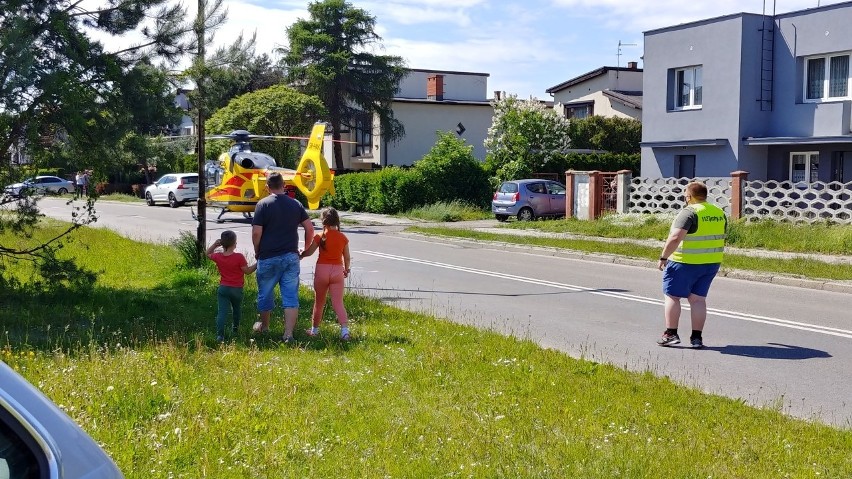 Interwencja śmigłowca Lotniczego Pogotowia Ratunkowego w...