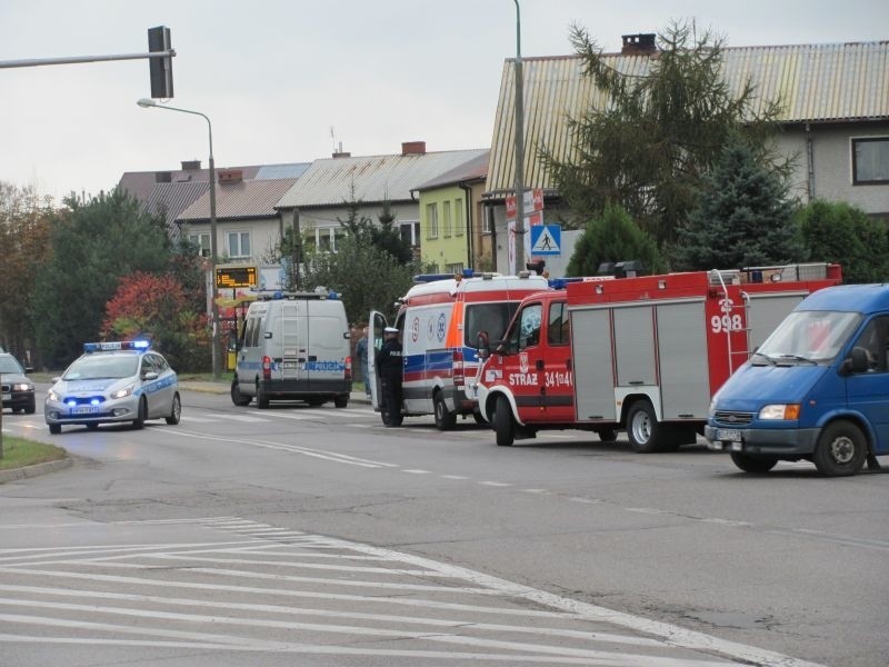 Kolizja skrzyżowanie Brata Żebrowskiego i Goworowskiej