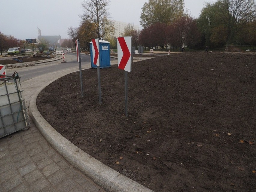 W Koszalinie jest wiele skrzyżowań z ruchem okrężnym, ale...