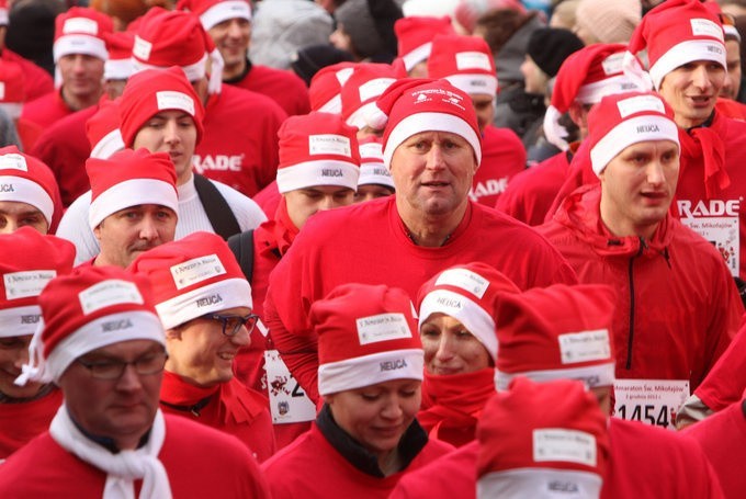 Uczestnicy Półmaratonu Świętych Mikołajów byli zachwyceni