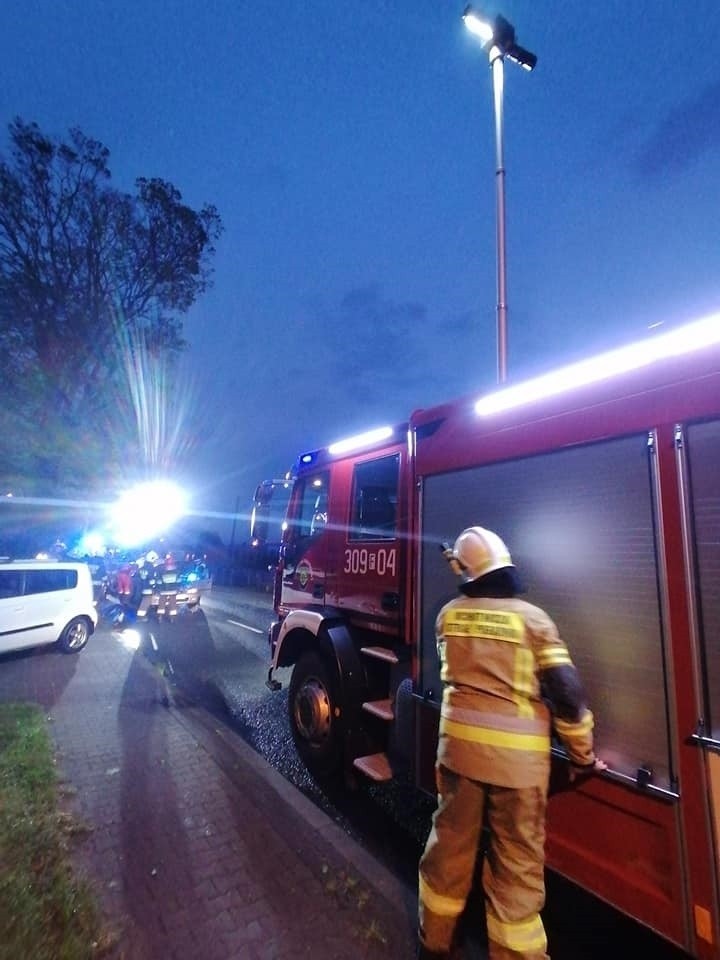 Groźna kolizja w Bogdańcu. Samochód osobowy marki Honda