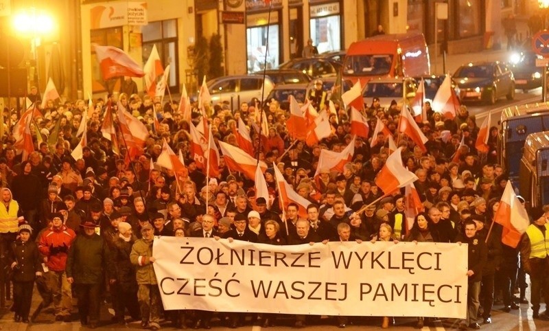 Marsz Pamięci Żołnierzy Wyklętych w Bielsku-Białej