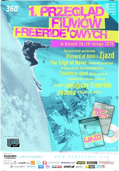 Pierwszy przegląd Filmów FreeRide'owych w Białymstoku rozpocznie się już w najbliższy czwartek w kinie Forum