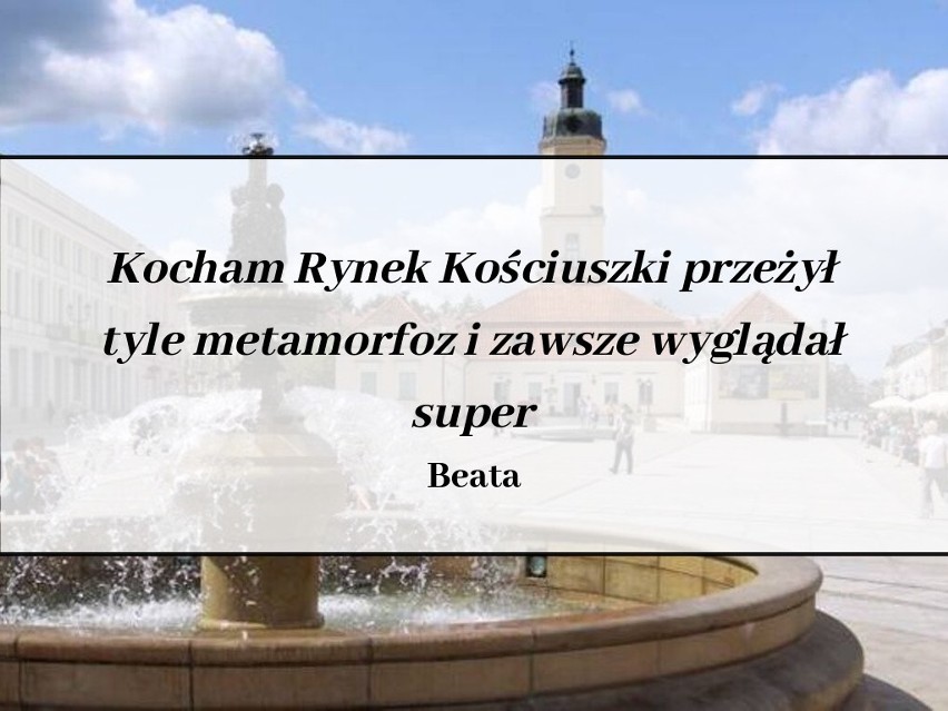 Dokładnie 10 lat temu Rynek Kościuszki w Białymstoku zmienił...