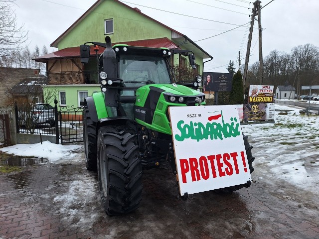 W piątek, 9 lutego w całej Polsce odbędzie się strajk generalny rolników. Świętokrzyscy rolnicy także będą protestować. Tak było podczas ostatniego protestu w Nagłowicach.