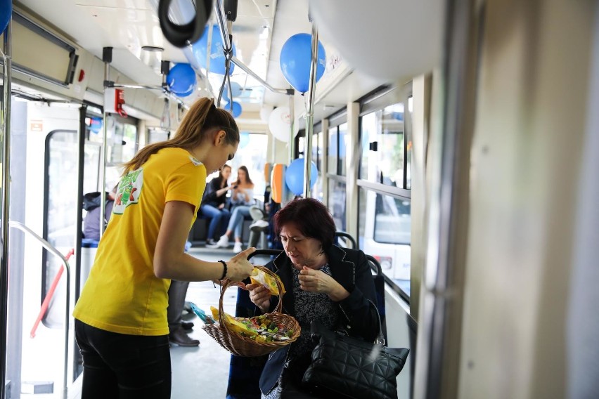 Tramwaj dobrych uczynków jeździł po Krakowie