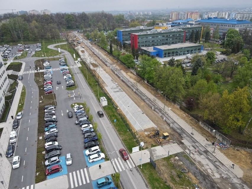 Kraków. Budowa drogi do nowego szpitala wchodzi w nową fazę