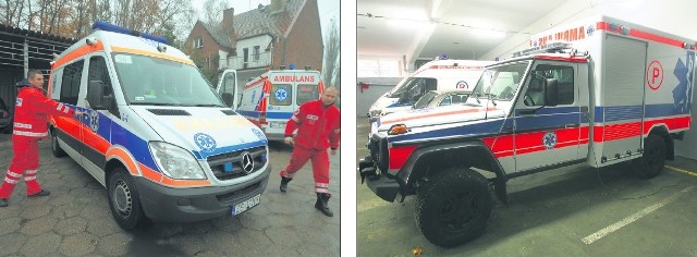 Nowe karetki &#8211; terenówka i ambulans z kamerami &#8211; odróżniają się od dotychczas używanych przez ratowników.