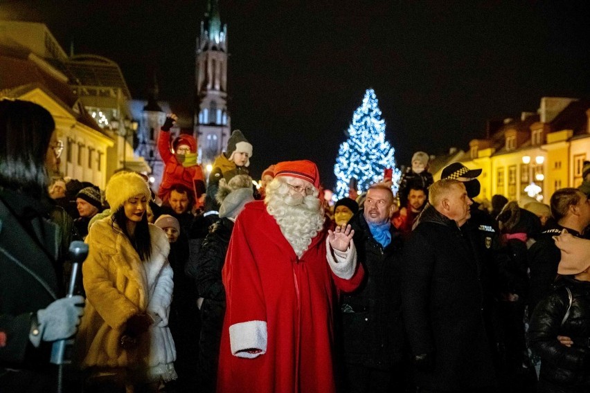 Mikołaj z Laponii odwiedził Białystok (5 grudnia 2021 r.).
