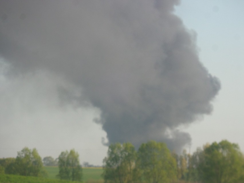 Ogień pojawił się w budynku, gdzie pracownicy zajmują się...