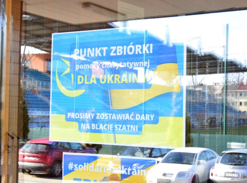 Zbiórka dla Ukrainy w Tarnobrzegu i ważna prośba: Rzeczy do spania, jedzenia i mycia przyjmuje Miejski Ośrodek Sportu i Rekreacji