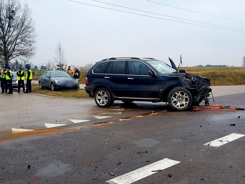 Wypadek w miejscowości Kamień miał miejsce 17 marca 2019 po...