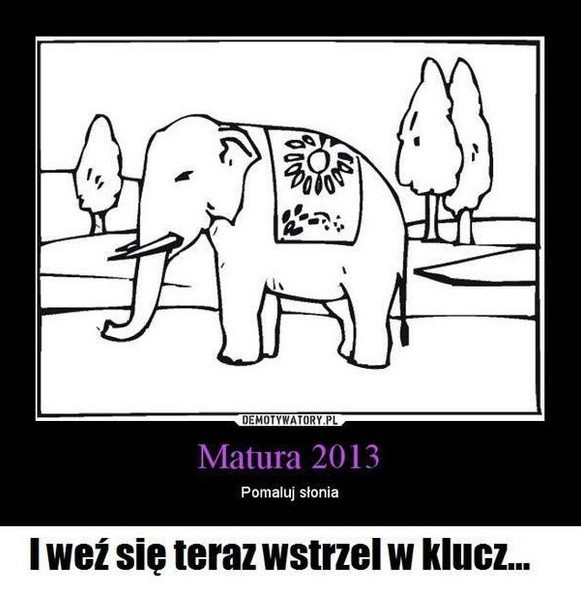 Matura 2013 - Matematyka. Na wesoło