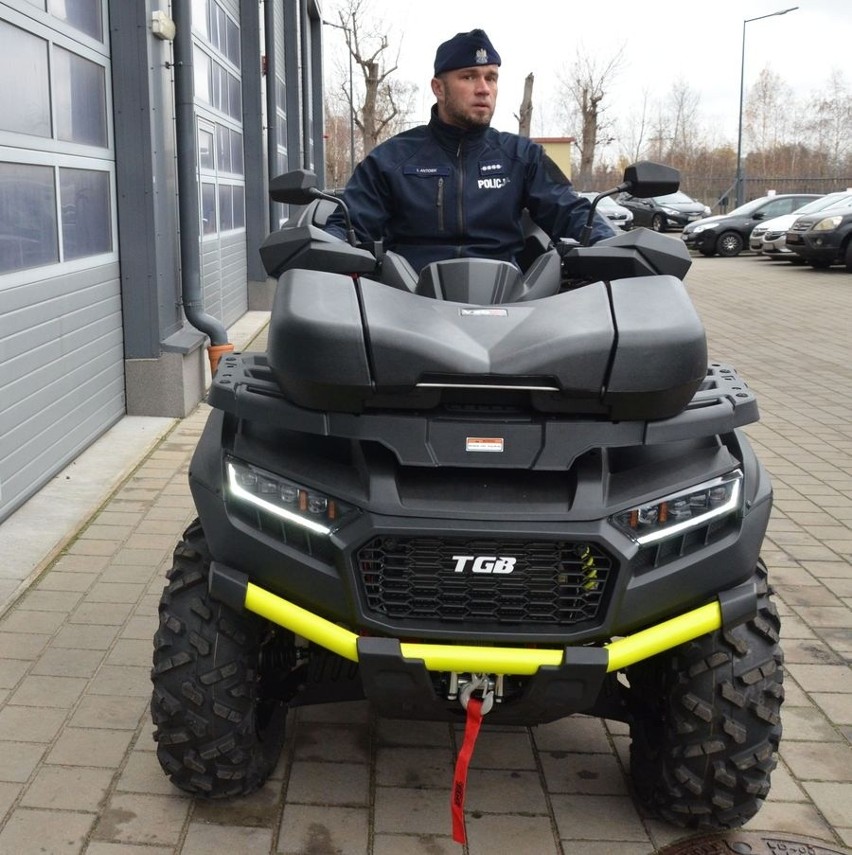 W Gdańsku policjanci będą jeździć... quadem. Nowy pojazd...