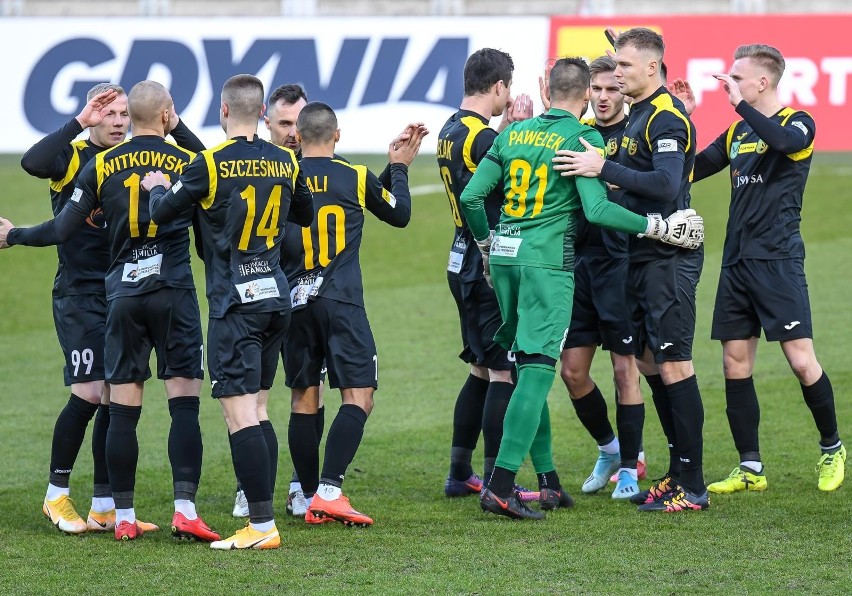 Arka Gdynia wygrała z GKS Jastrzębie 1:0...