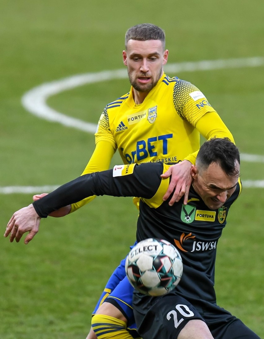 Arka Gdynia wygrała z GKS Jastrzębie 1:0...