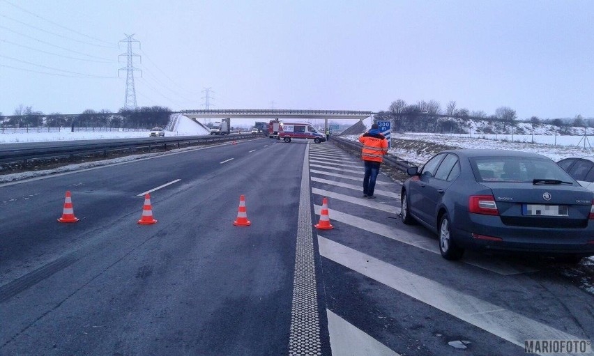 Do wypadku doszło na Na 195 kilometrze autostrady A4.