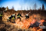 Biebrzański Park Narodowy wciąż płonie. Na szczęście skala rozprzestrzeniania się pożaru spada (zdjęcia, wideo)