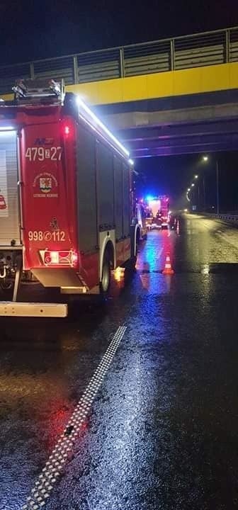 Wypadek na drodze S6 Kołobrzeg-Koszalin