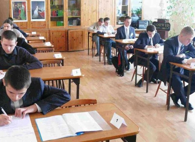 Podczas egzaminu pisemnego