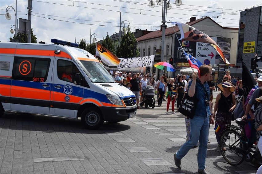 I Marsz Równości w Częstochowie. Były próby jego...